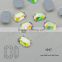 DZ1017 flat back loose crystal glass stones for clothes decoration