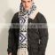 jacquard or plain flat circle warp knitting machine winter men and women woolen scarf factory