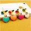 Pretty heart shape 3.5mm cell phone dust plug metal pendant phone charms for women jewelry