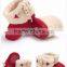 wholesale price new born super soft sheepskin children's and baby booties
