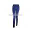 Unique Hot Girl Yoga Pants /Navy Blue Girls Sport Leggings/Sexy Girl Wearing Yoga Pants