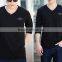 custom wholesale latest slim fit design style and fashion long sleeve T-shirt
