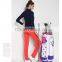 The latest design of high quality boutique wholesale ladies golf apparel golf pants
