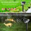 PIR Sensor Flash Light Hot Sale CE approvalSolar Bird Repeller with Fashion Shape