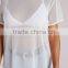 Cheap sheer mesh short sleeve women t shirt wholesale china