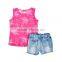 Baby Girl Clothes Sets Sleeveless Tops + Short 2pcs Sets
