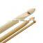 Hot Sale 12pcs Bleach Bamboo Double Point Crochet Hook