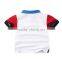 New fashion summer white short sleeve tshirt kids polo