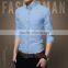 Good quality men long sleeve 100% cotton shirt