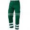 Hi Vis Combat Kneepad construction Workwear Trousers pants With Reflective Bands overalls