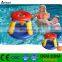Factory customizable durable inflatable basketball hoop floating basketball target inflatable pool basket