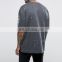 Boxy Design Crew Neck Sweatshirt With Distressing