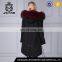 Woman fake fur parka korean style coat jacket,khaki fur lined parka