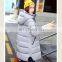 2017 Autumn and Winter New in the Long Section Was Thin Down Jacket Hooded Coat Thickening Coat