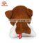 ICTI audit plush toy facotry stuffed animal soft dog toy with big head