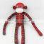 Sock monkey knitted soft stuffed plush toy 46