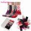 Very Cheap Colorful Socks 5 Pairs 1 Box Wholesale Custom Print Socks