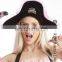 2015 Fashion Womens Summer Hat Halloween Costume Hat Sexy Women Pirate Hat