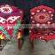 Afghan Embroidery Wooden Dining Chairs (CH-001)