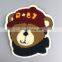 Custom iron on embroidered letters towel chenille patches