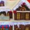 F/O COFFEE shop/GIFT SHOP/CANDY SHOP use batteries Polyresin Christmas House Decoration