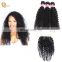 Quality Virgin Hair Bundles with Lace Closure Brazilian Hair Closure Mink Hair Closure