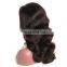 Brazilian hair preplucked Lace Front Wig Body wave human hair wig