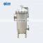 Triple water multi bag plastic filter housing for environmental engineering