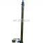 18m high electric telescopic mast for Weather Equipment lightning conductor