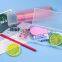 WEISHENG Factory Double Long Pencil Box Rectangle Crayons Color Pens Highlighter Stationery Case Boxes