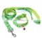 2019 new spot Christmas pet supplies dog collar and Leash with bell