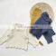 2020 autumn new ins baby girl pullover all-match lotus leaf collar sweater hollow lace sweater