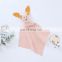 Wholesale Cute Soft Lovely Pink Bunny Baby Girls Muslin Comforter
