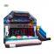 0.55mm pvc commercial adult inflatable bouncy bounce house with slide