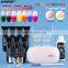 color change silica gel quick builder extension acrylic poly gel kit uv lamp nail tips set dropshipping products 2021