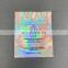 custom print transparent hologram mylar pouch clear pink holographic rainbow iridescent mylar zipper bags/transparent laser bag