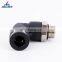 Pneumatic Fittings Supplier PL Series Air Tube Hose Connectors PL-4 M5 Thread Size Pneumatic Push In Fittings