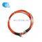 Indoor outdoor armored sc/pc fiber optic cable patch cord with sc fc st connectors