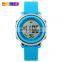 Custom kids watches Skmei 1100 kids digital watches silicone strap 7 colors LED light waterproof material