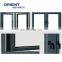 Customized Tempered windows black double glazed aluminum casement window