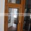 Luxury apartment small simple design stainless steel mosquito net waterproof frame double glass composite aluminum wood window