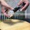 Transparent Salt and Pepper Grinder, Salt Shaker for Professional Chef Spice Mill Adjustable Ceramic Spice Grinder