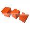 157gsm art paper recycled cube halloween empty orange nested gift box paper packing special design cardboard custom boxes