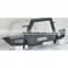 Front bumper for Jeep Wrangler JK with black powder-coated