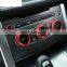 4Pcs/set For Land Rover Range Rover Sport Vogue Autobiography Car-Styling Air Conditioning Knob Audio Circle Trim Aluminum