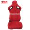 New fashionable adjustableJBR 1074 racing car use fabric with different color racing car seats