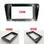Black UV10 Inch Car Navigation Face Frame For Skoda OCTAVIA Console Stereo Mounting Frame Kit With Power Cable