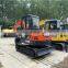 Small size doosan digging machine with blade dh55 dh60 original excavators for sale in stock