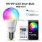 10W 9W A60 Dimming Alexa Voice Control Mobile Phone 2.4G Remote Control Music Bulbs Light Remote Timing WIFI Smart Bulb