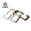 Fashion High Quality Metal Brass Plated Slide Rectangular Ring Buckle